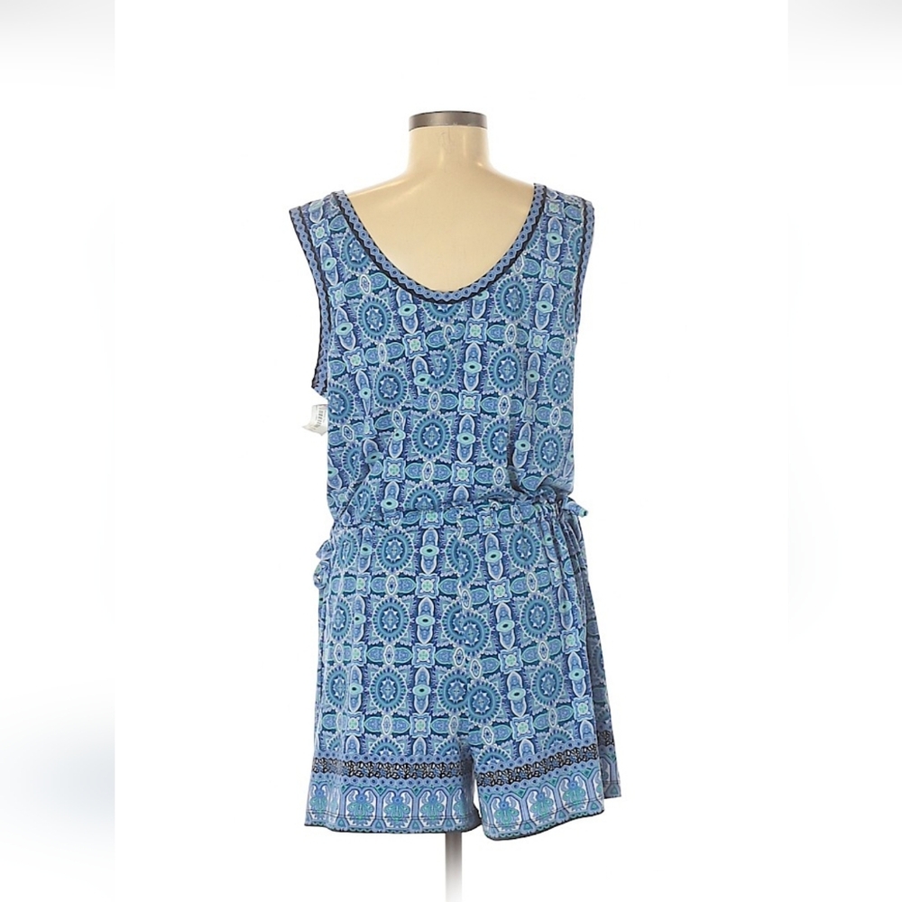 Blue Patterned One Piece - Picture 2 of 2